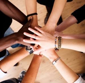 Get Involved Hands together