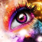 Eye looking at colors showing that Believing is Seeing