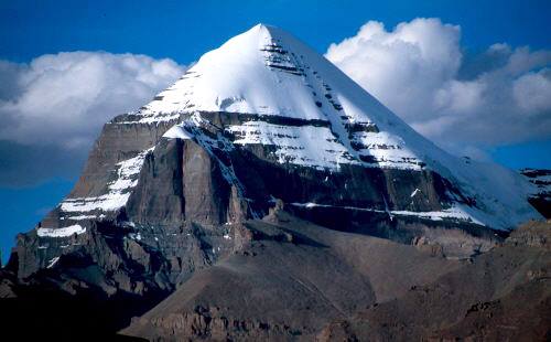 Stunning view of Mount Kailas the Third-Eye Chakra of Earth