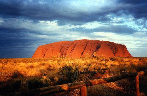 Beautiful view of Ayres Rock in Australia, Earth's Root Chakra