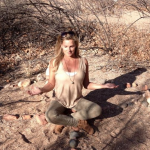 Sandra Meditating