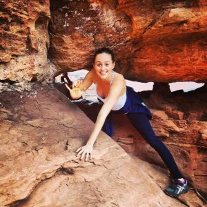 Bridget in Rock Crack