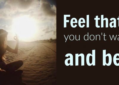 Feel That Thing You Dont Want To Feel Quote