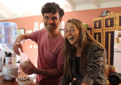 Having fun prepairing Healthy Food