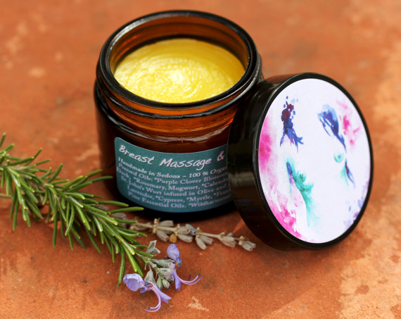 breast massage and detox salve
